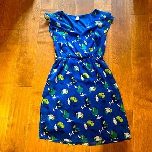 Old Navy Brand Floral Blue Dress.